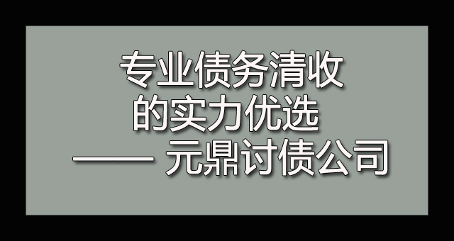 专业债务清收的实力优选 —— 元鼎讨债公司.jpg